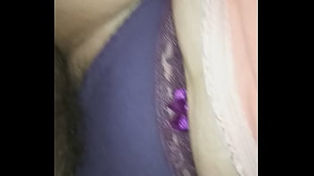 Portuguese woman pulled back her panties and took a dude's dick in her vagina